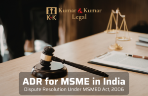 ADR for MSME in India