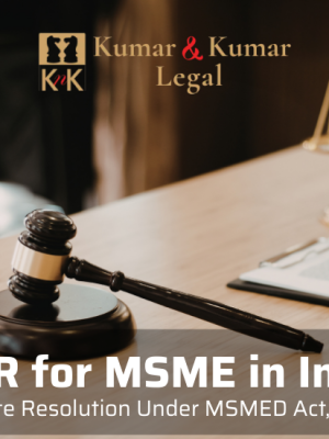 ADR for MSME in India